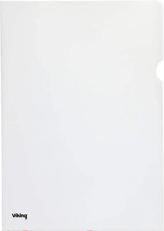 Viking Deluxe Stark Klarsichthülle DIN A4 Genarbt Transparent PP (Polypropylen) 145 Mikron 25 Stück Geprüft