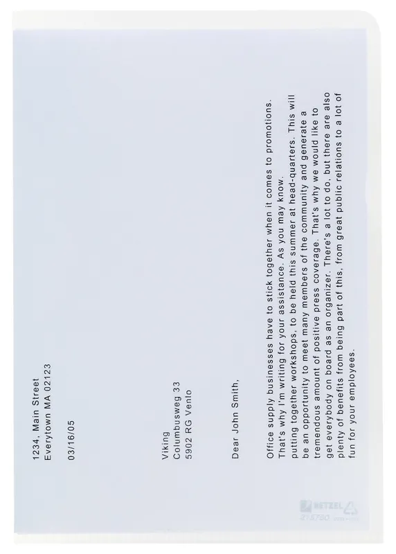 Hetzel Sichthüllen DIN A5 PP (Polypropylen) Transparent 50 Stück Markenprodukt