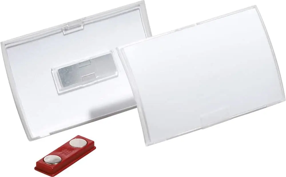 Abverkauf DURABLE Click-Fold Namensschilder Magnet 54 (H) x 90 (B) mm PP (Polypropylen) 10 Stück