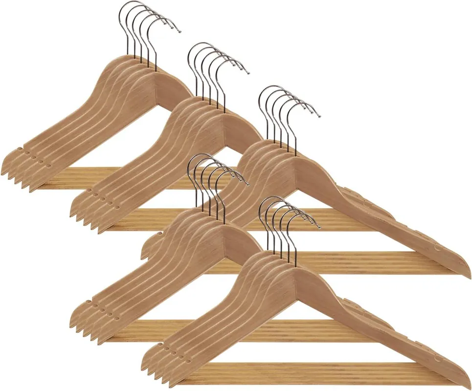 Solange Der Vorrat Reicht Alba Kleiderbügel 1 Haken Braun 25 Stück