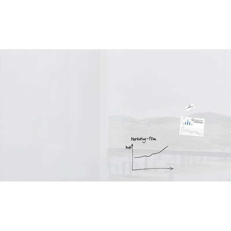 SIGEL Magnetboard Artverum GL235 2.400×1.200x18mm Glas weiß Jetzt Kaufen