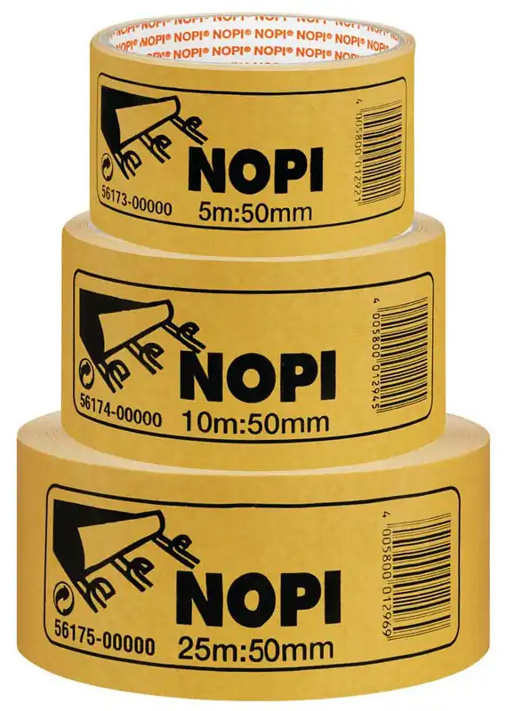 NOPI doppelseitiges Klebeband 50 mm x 5 m braun Letzte Chance