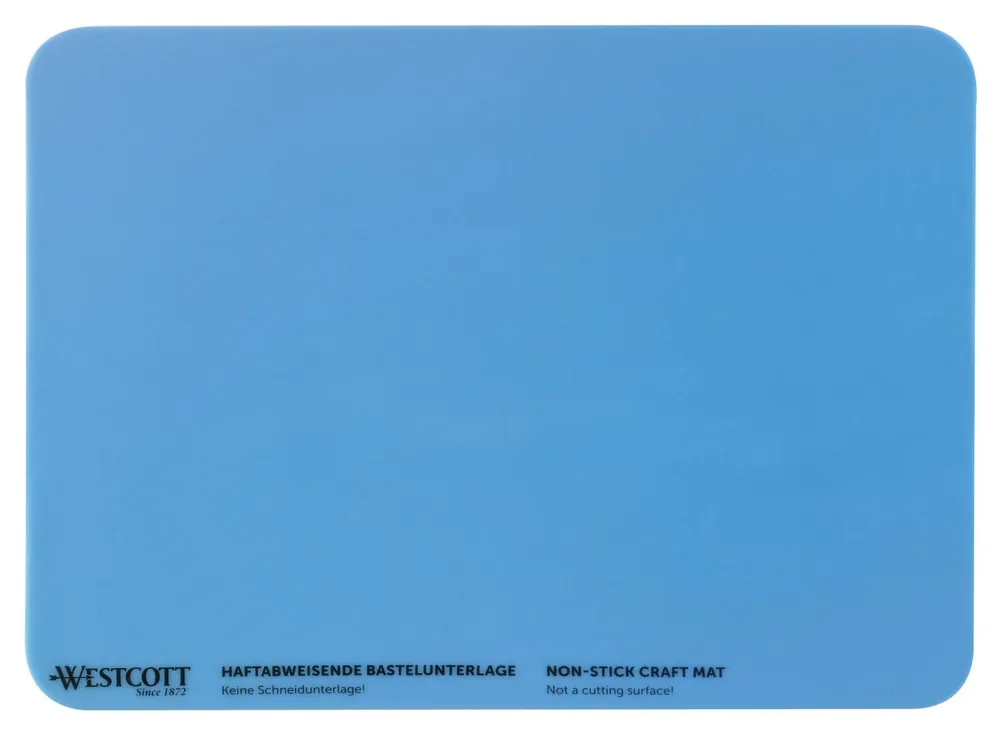 WESTCOTT Bastelunterlage 30,4 x 22,7 cm hellblau Markenprodukt