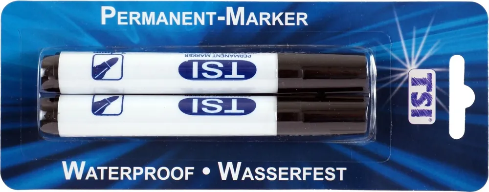 10 (5x 2) Permanentmarker / Strichstärke: 2-4mm / Farbe: schwarz Kostenloser Versand
