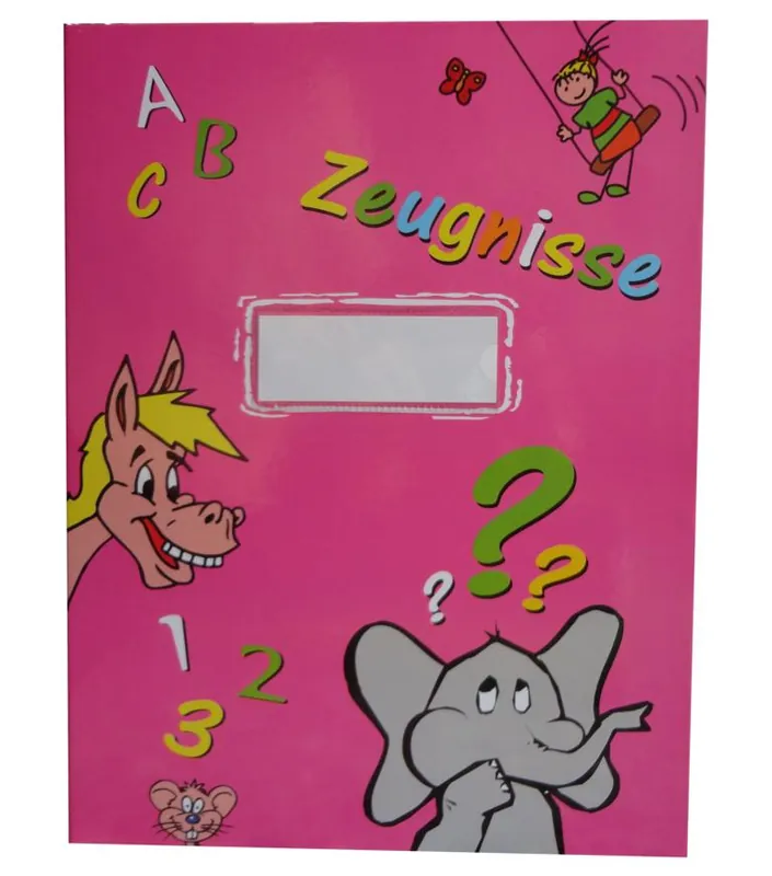 Zeugnismappe DIN A4 mit 20 Klarsichthüllen Sale